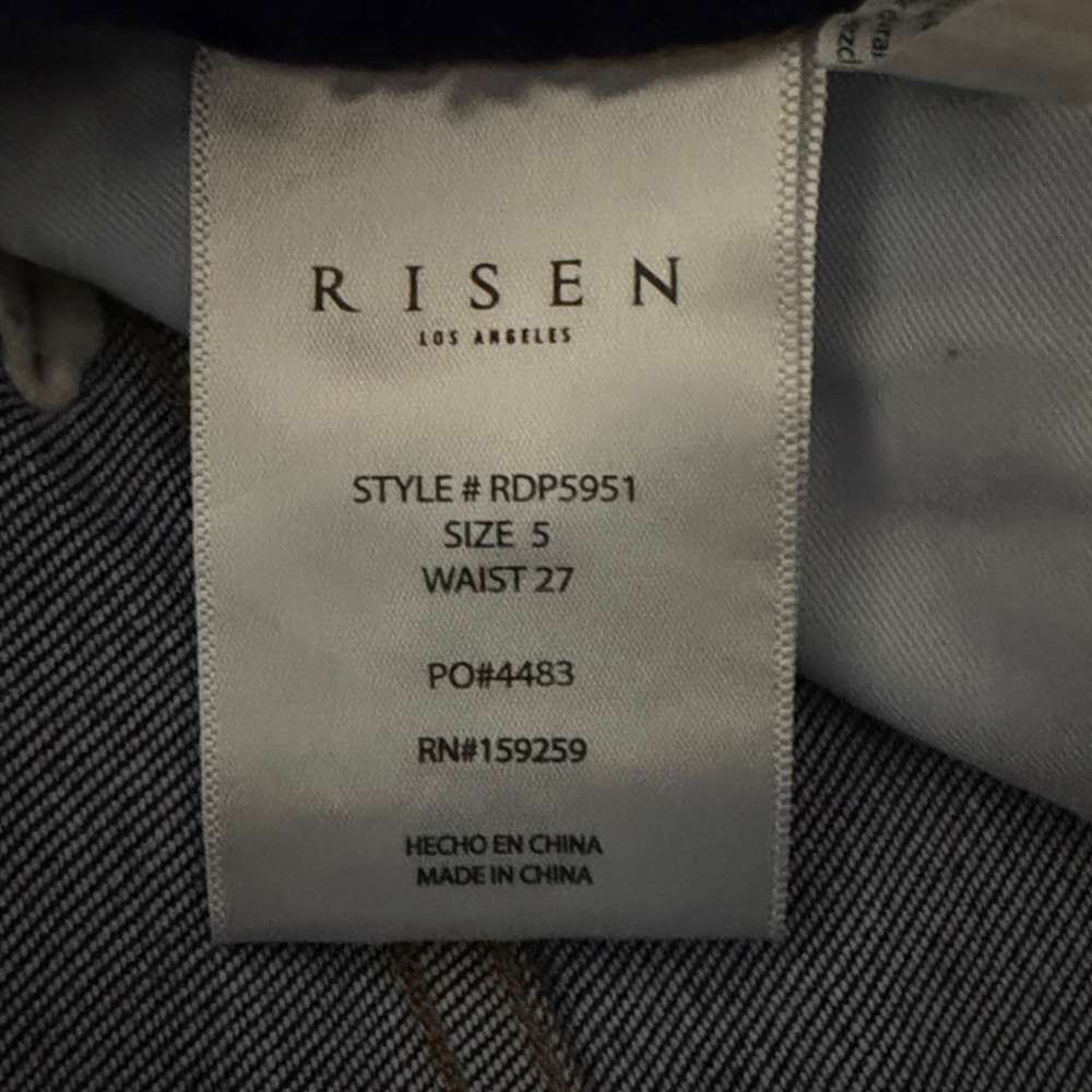 Wide Leg Women's Jeans in Vintage Blue - Picture 6 of 9